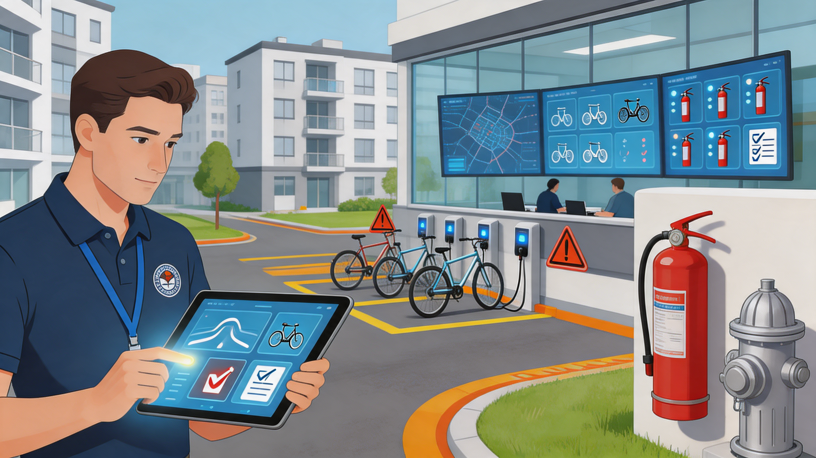 5月1日住宅区消防安全新规施行:消防通道挤占、电动车违规充电怎么管?住云智慧消防方案详解