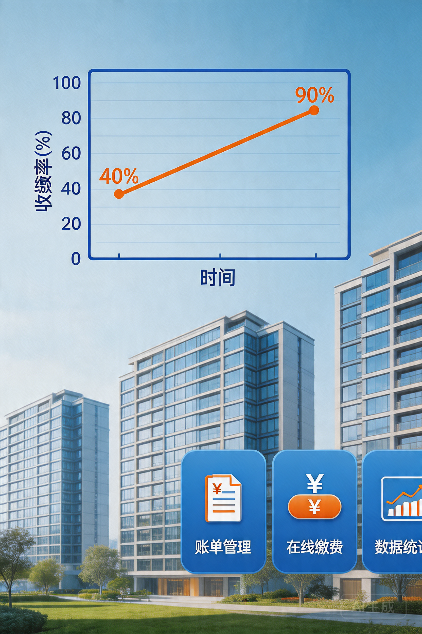 物业费收缴率跌破65%生死线:三大工具破解收费难题,稳保项目盈利