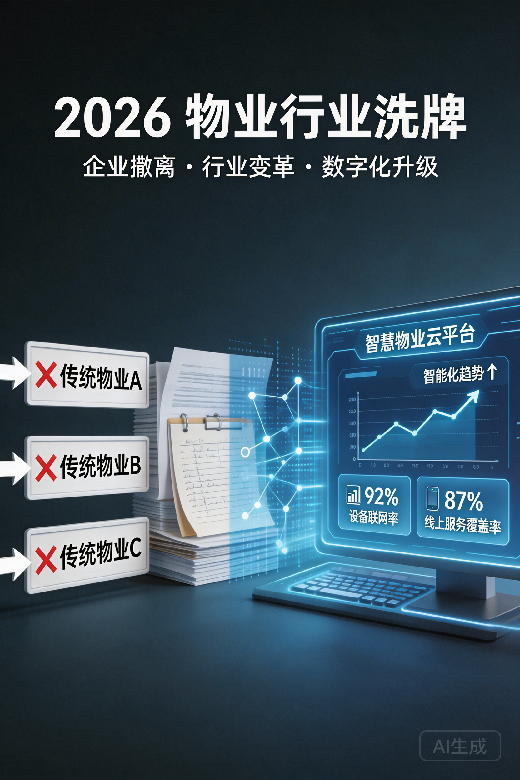 2026物业"大撤退"现象深度解析:行业洗牌期,住云智慧系统助力企业破局