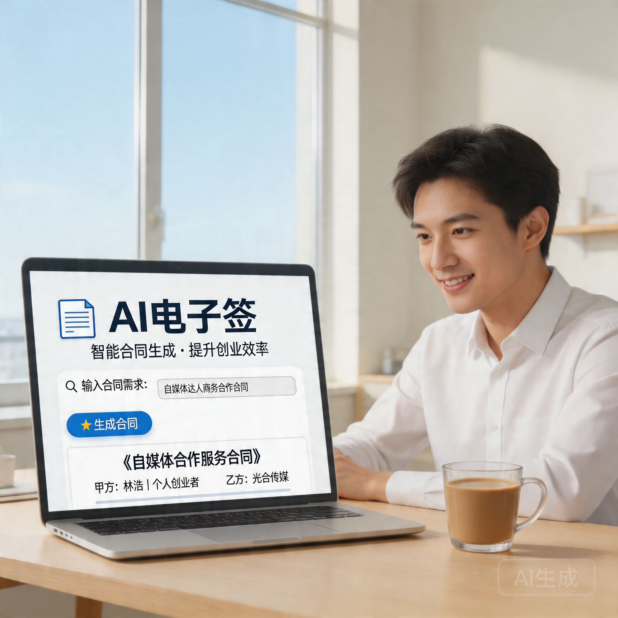 AI电子签怎么用？2026年个人创业者必备的合同效率神器