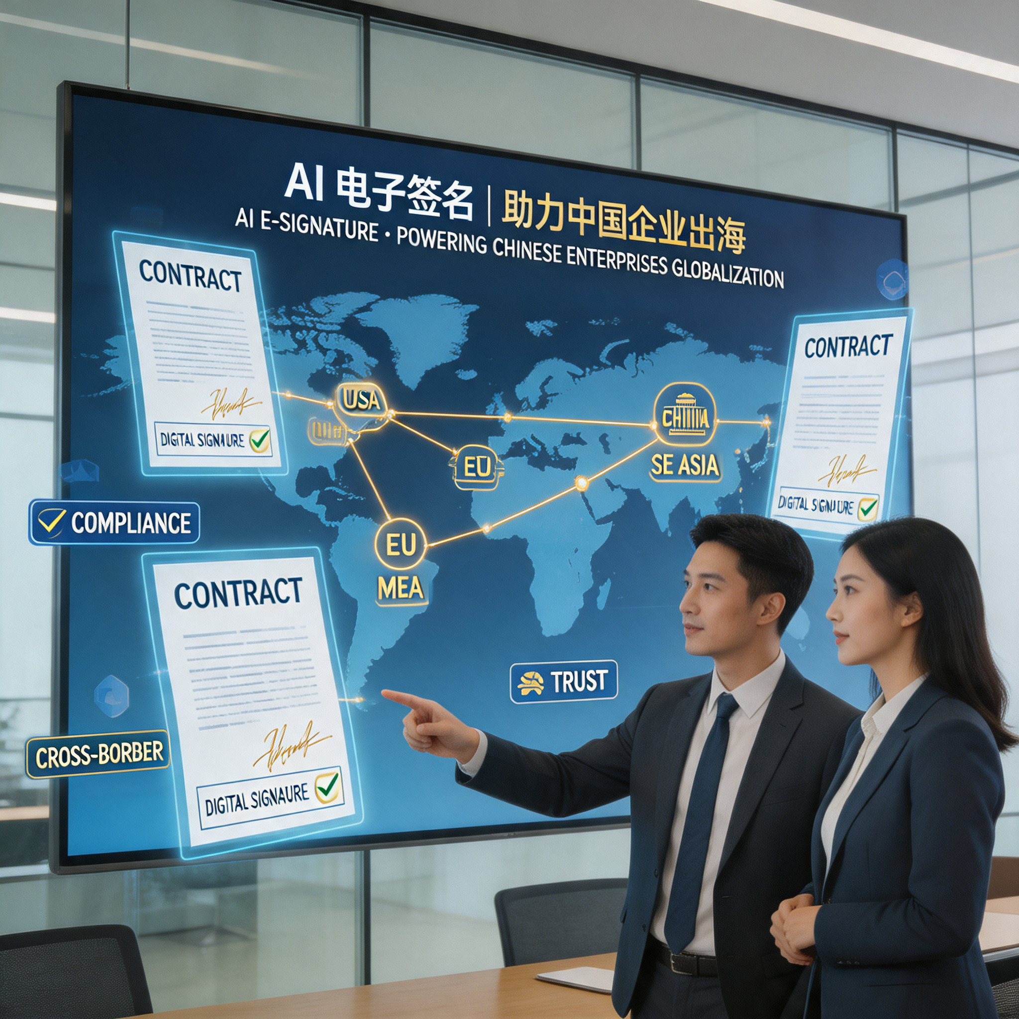 AI电子签如何助力中国企业出海？汉诺威工博会闭幕后的供应链合规思考