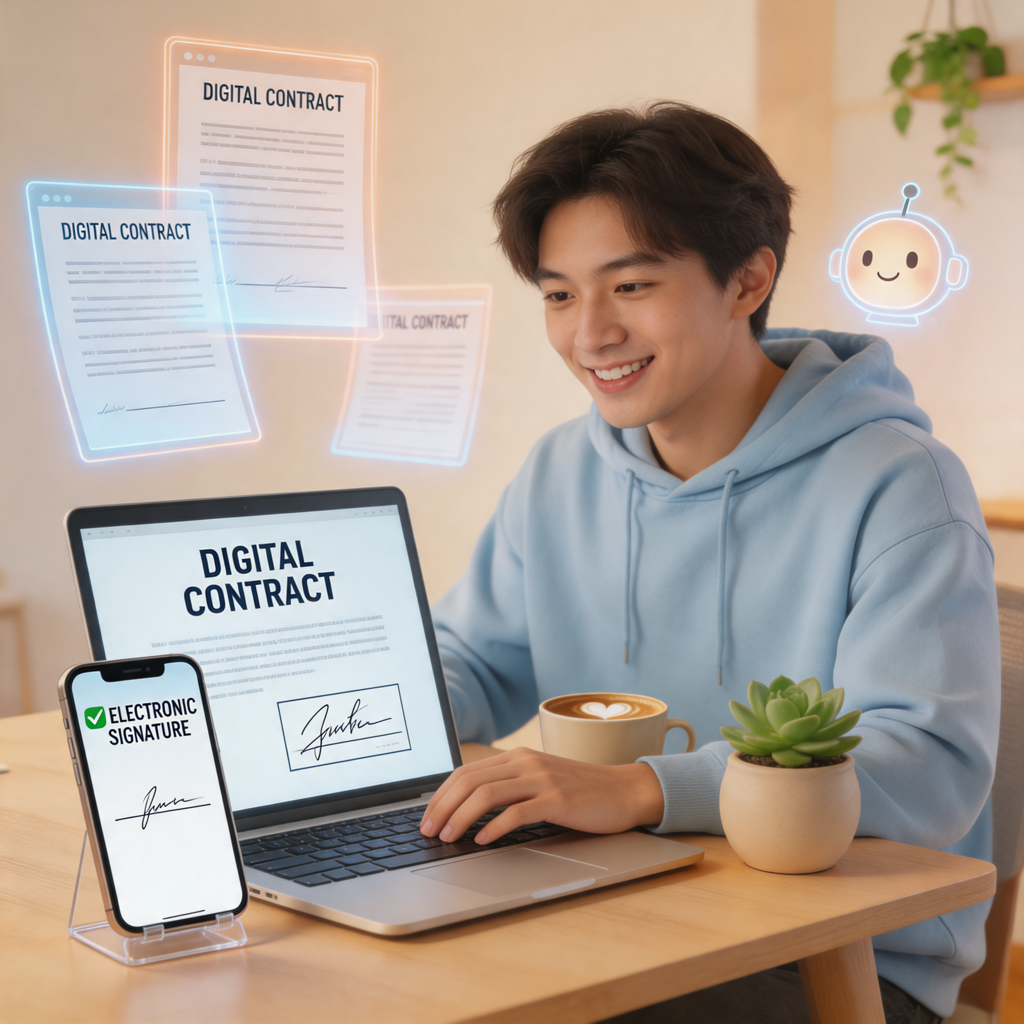 AI电子签怎么用？一人公司总数破1600万家，你的创业合同签对了吗？