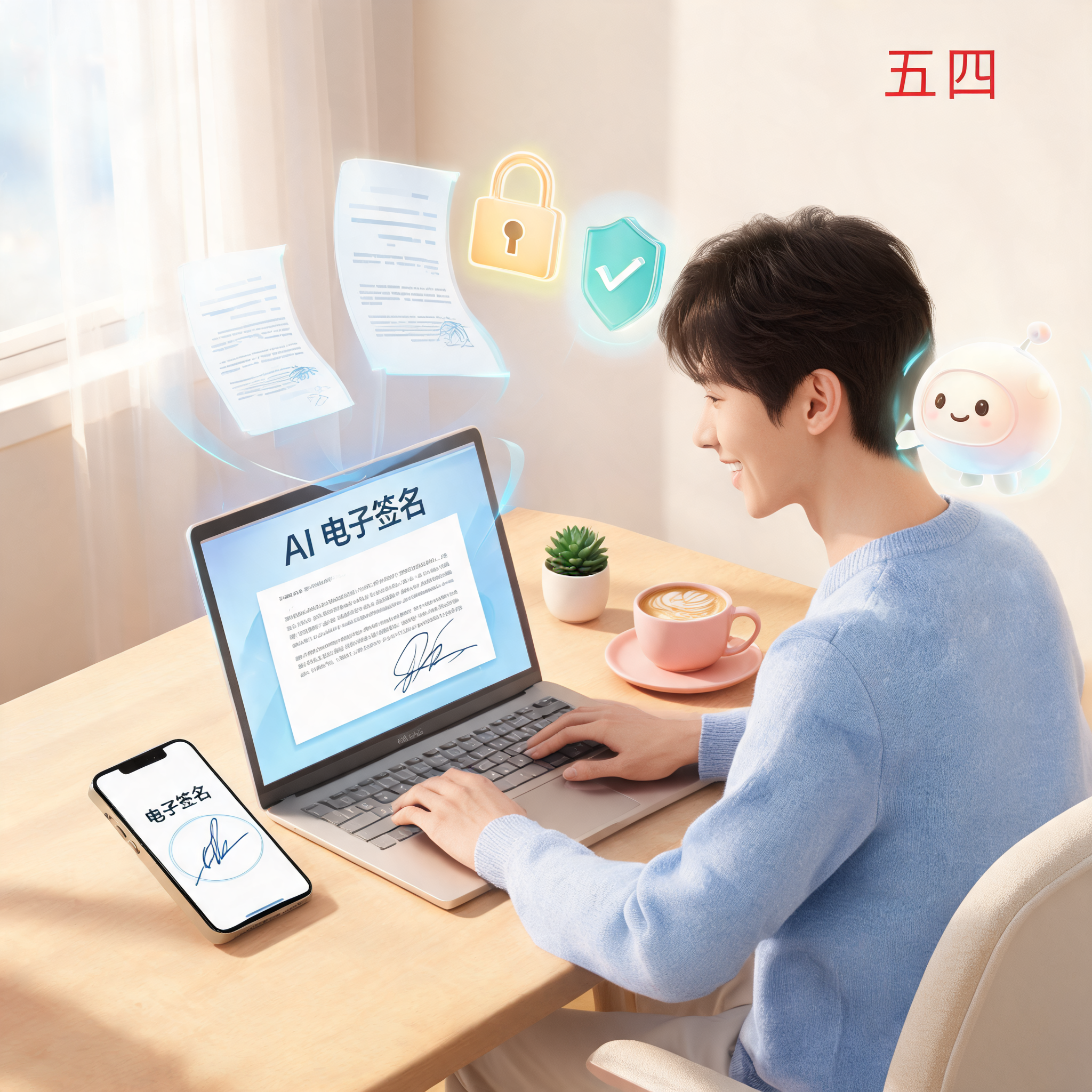AI电子签怎么用？五四青年节00后女孩创业年入百万、深圳OPC人才免费住2个月，超级个体如何保护创意资产？