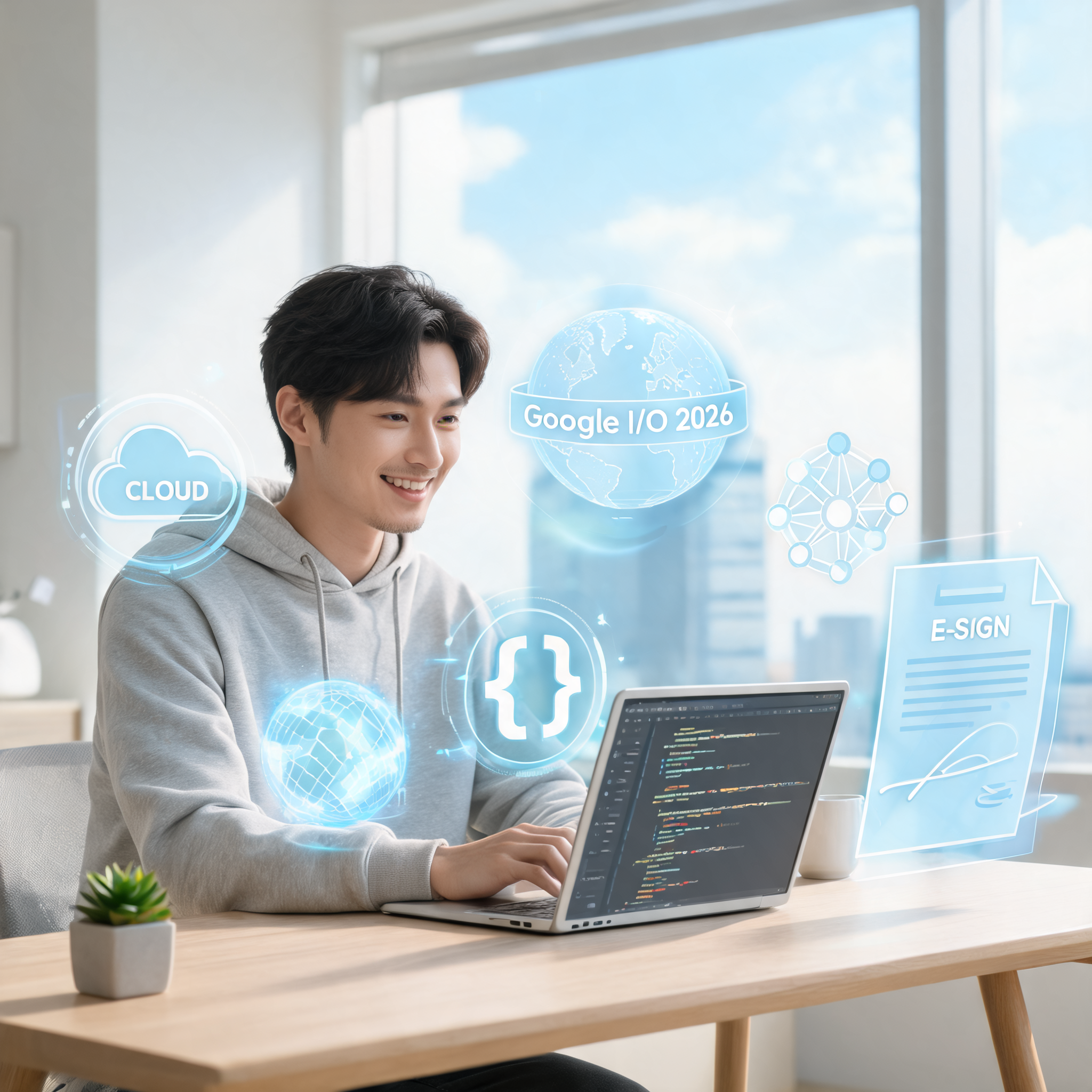 AI电子签怎么用?百度智能云全面开放AI能力、Google I/O 2026即将开幕、AI编程神器效率暴涨300%,超级个体如何接住技术平权红利?