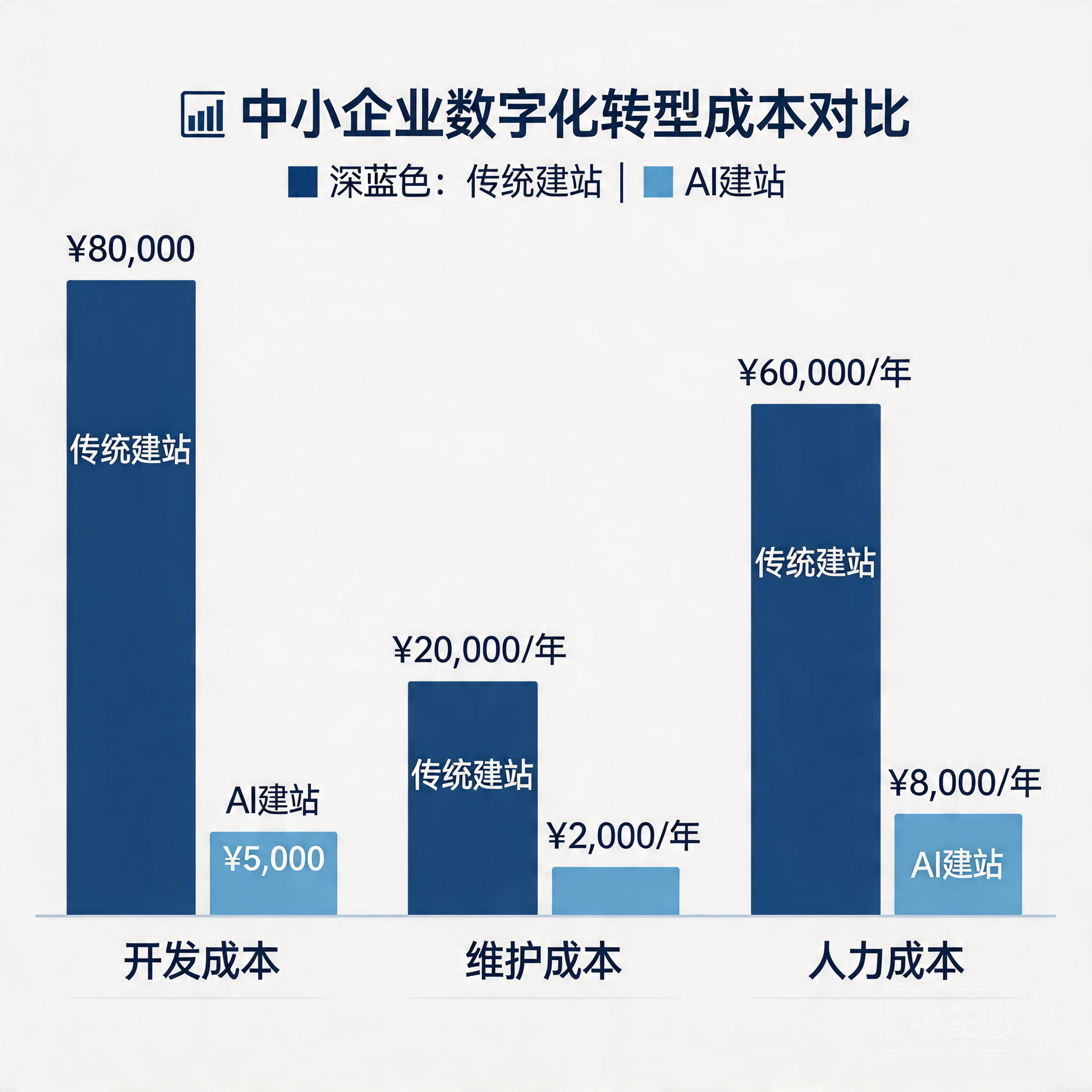 中小企业数字化转型成本对比