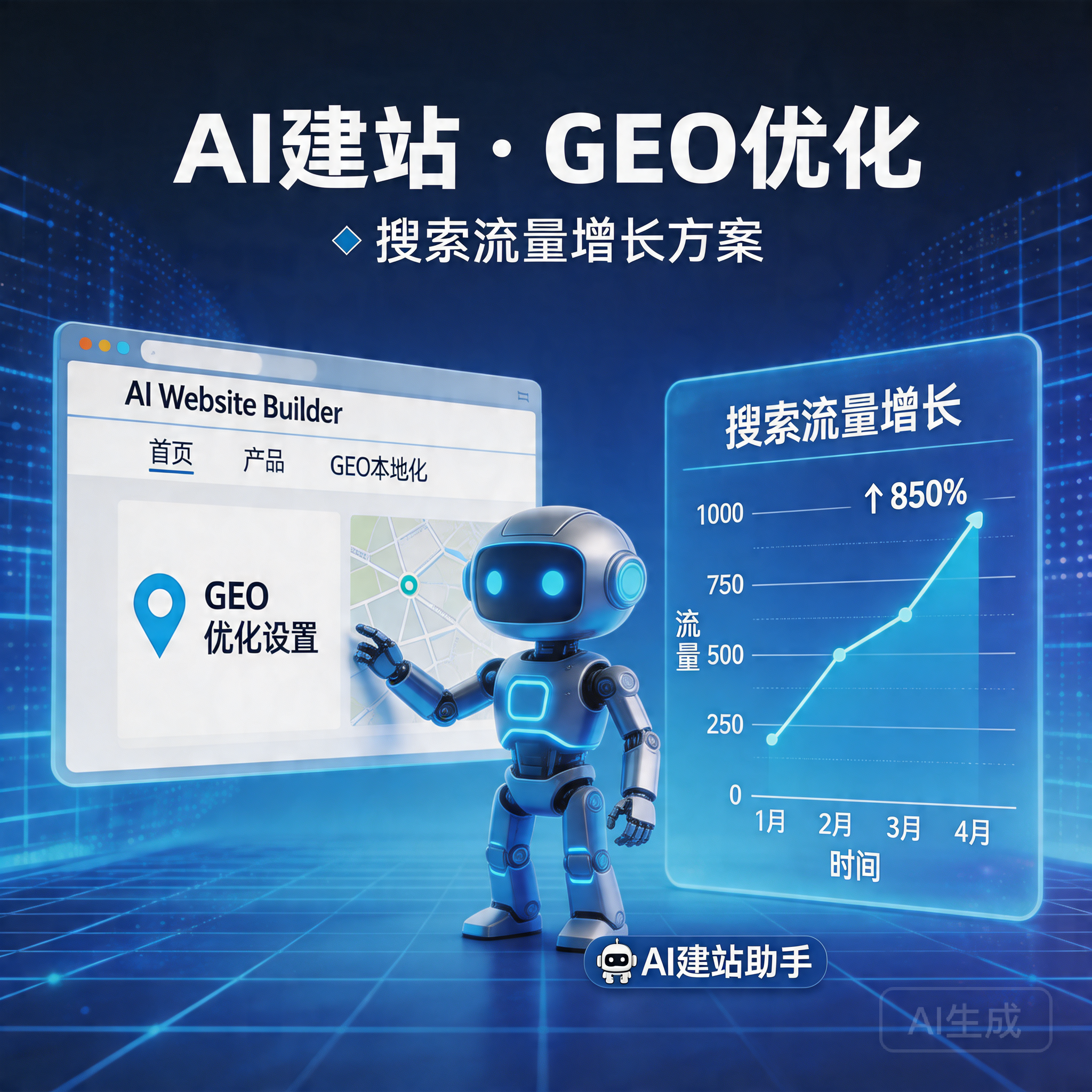2026 GEO优化新趋势：AI建站+自动内容发布提升搜索可见性