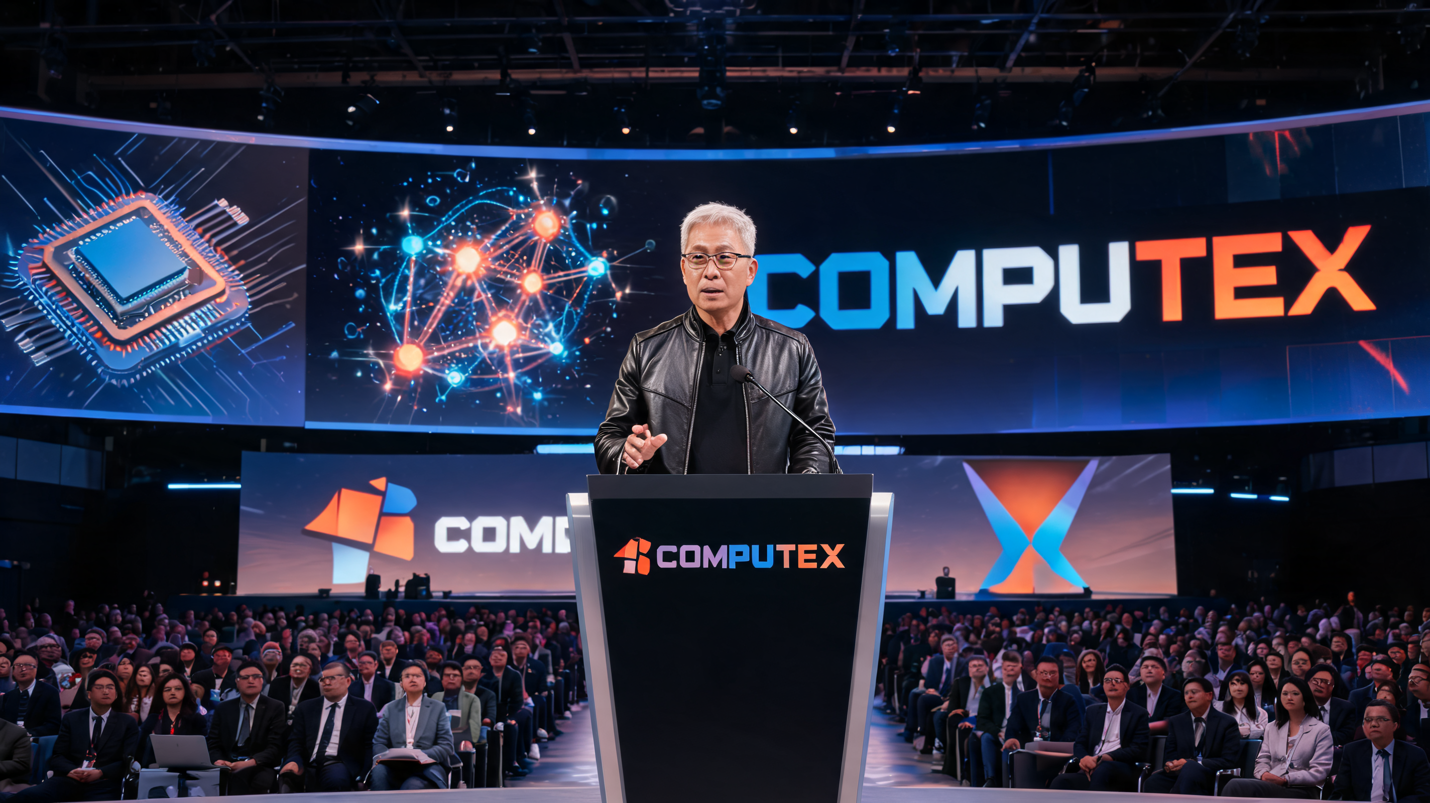 ComputeX大会下周开幕黄仁勋领衔：AI建站+自动发布抢占AI硬件生态时代流量新机遇