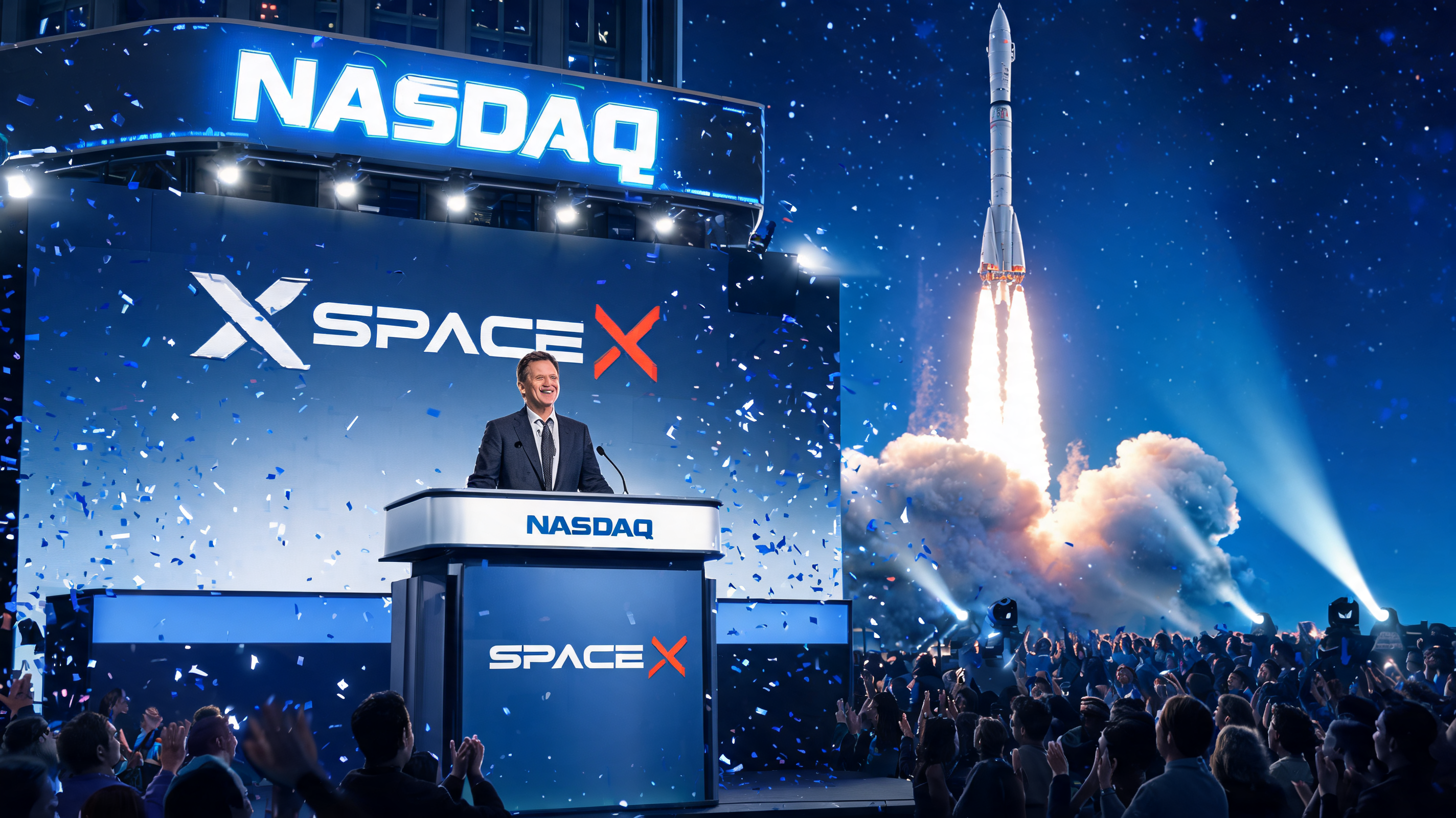 SpaceX上市马斯克成万亿美元富豪：AI建站+自动发布抢占太空经济时代流量新机遇